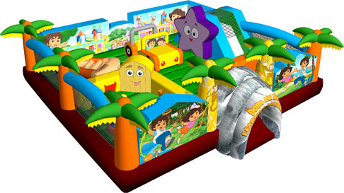 DORA & DIEGO 5 IN 1 COMBO jumping castle
